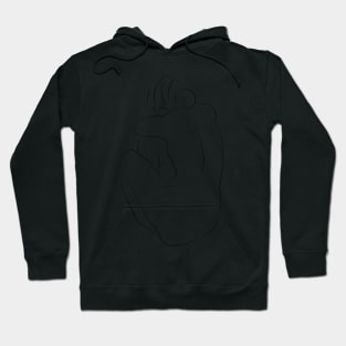 Naked girls in hoodies shop